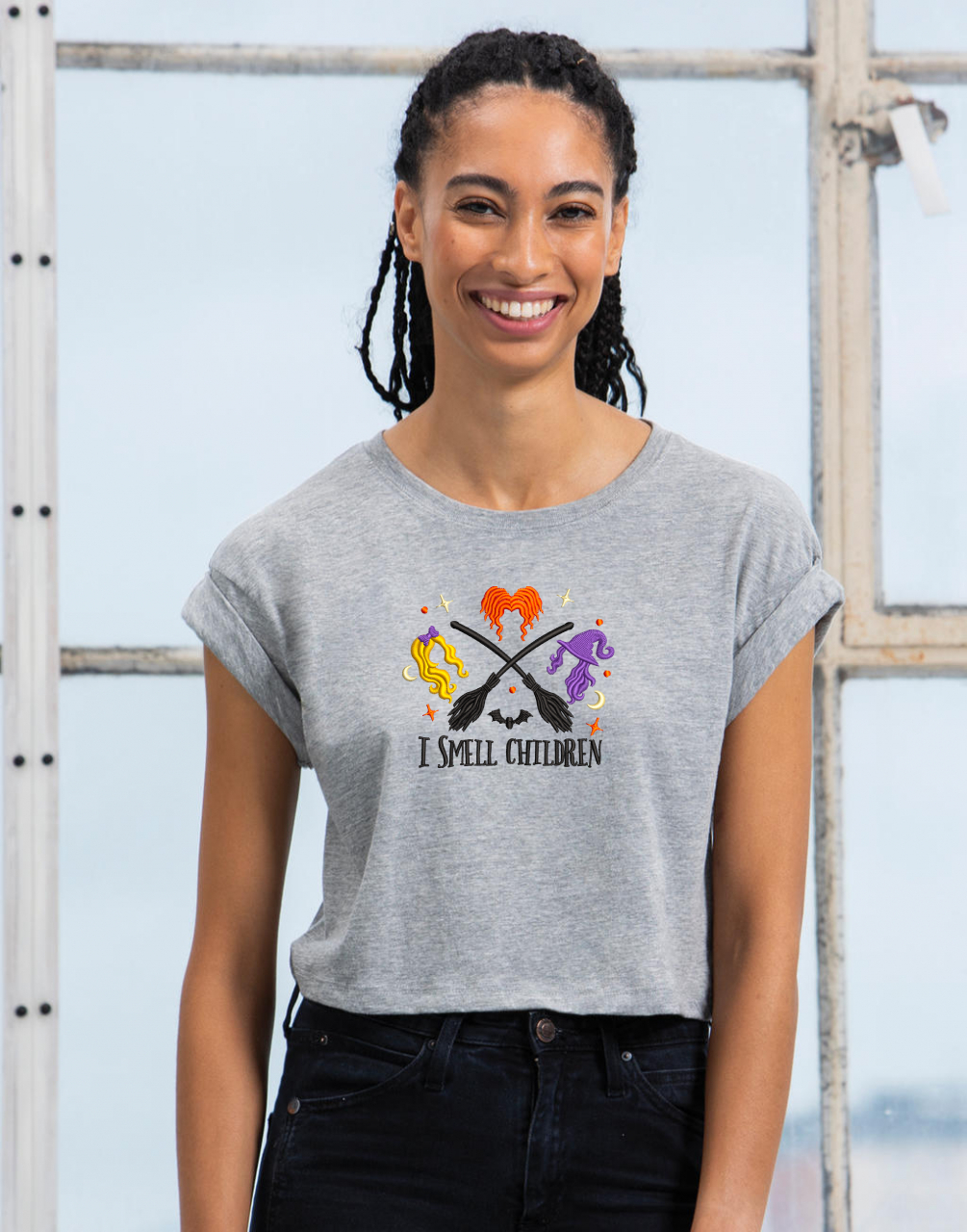 I Smell Children Embroidery Design - Image 2
