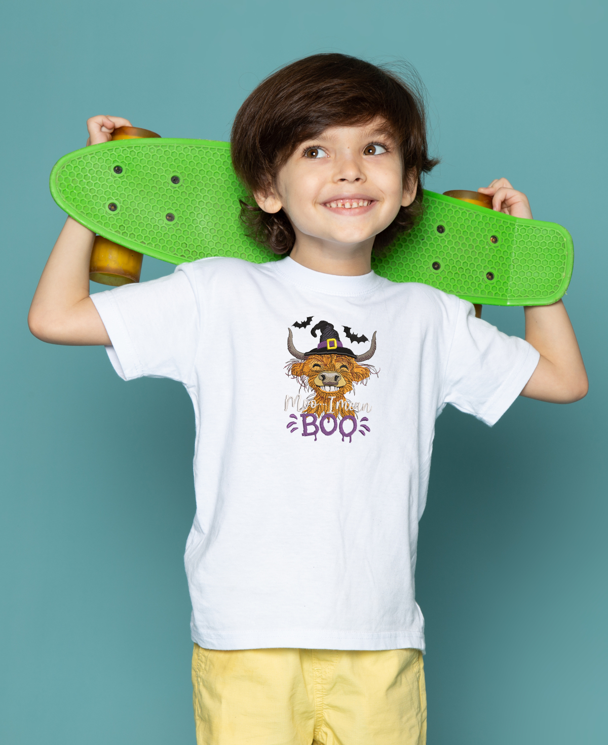 Moo I mean Boo Embroidery Design - Image 4