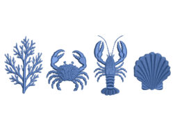 Sea Nautical Embroidery Design