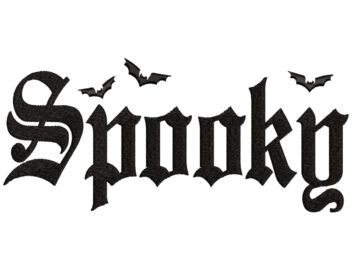 Spooky Halloween Embroidery Design