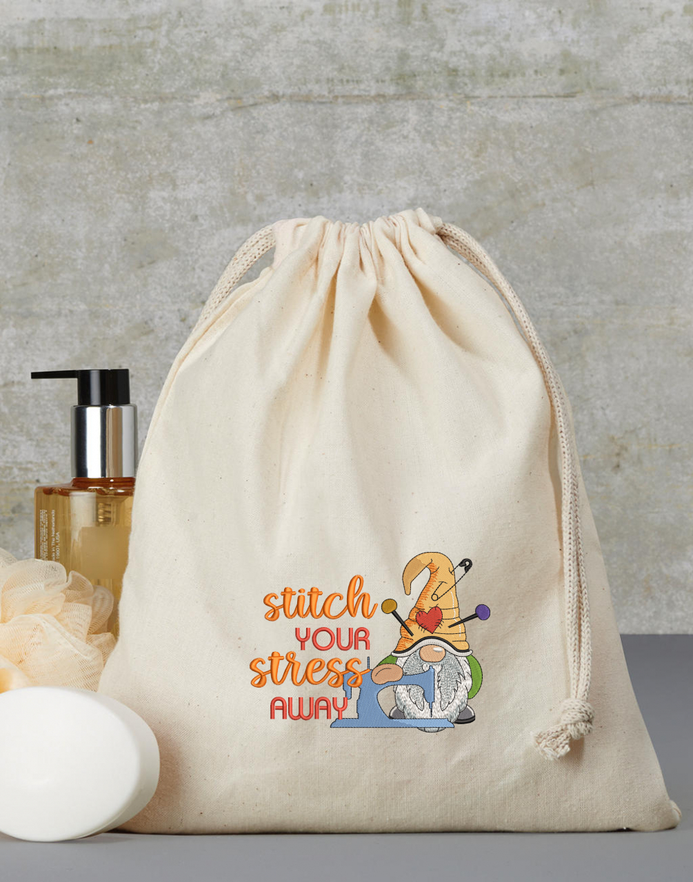 Stitch your Stress Away Gnome - Image 3