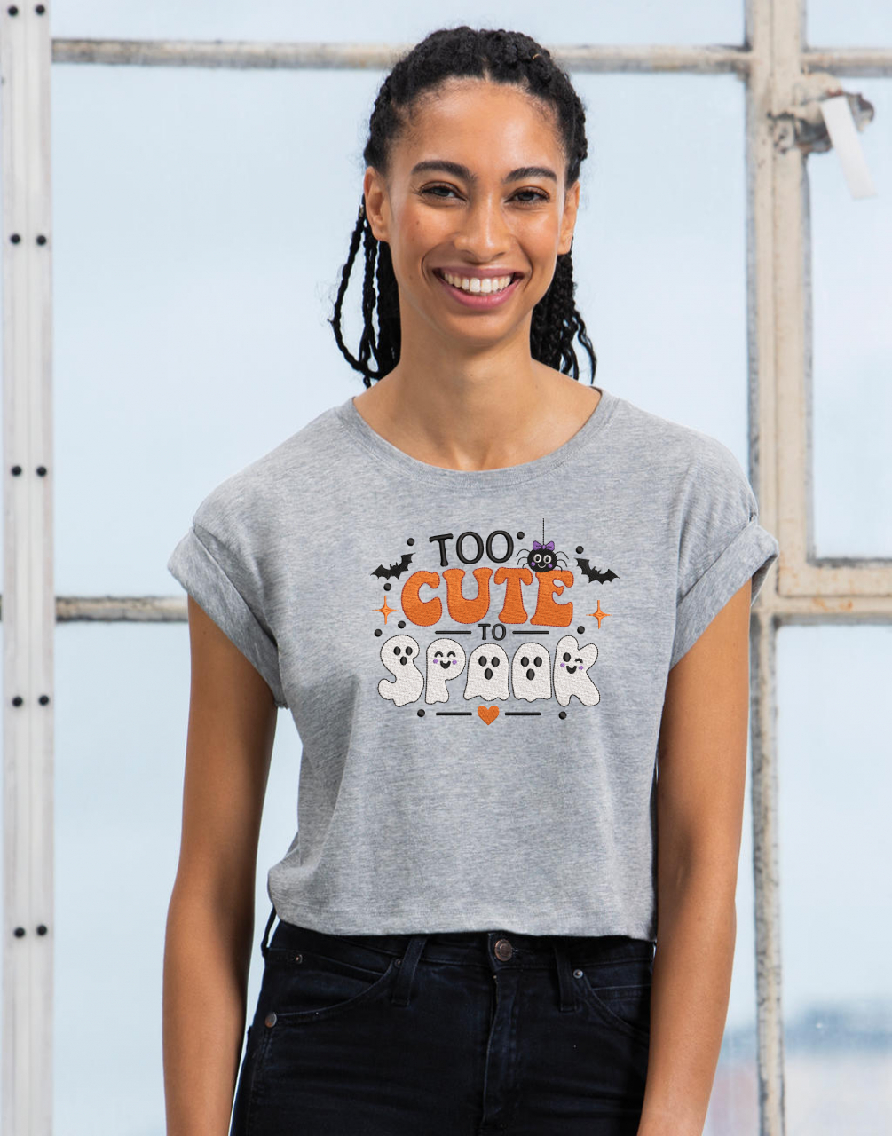 Too cute to Spooky Embroidery Design - Image 2