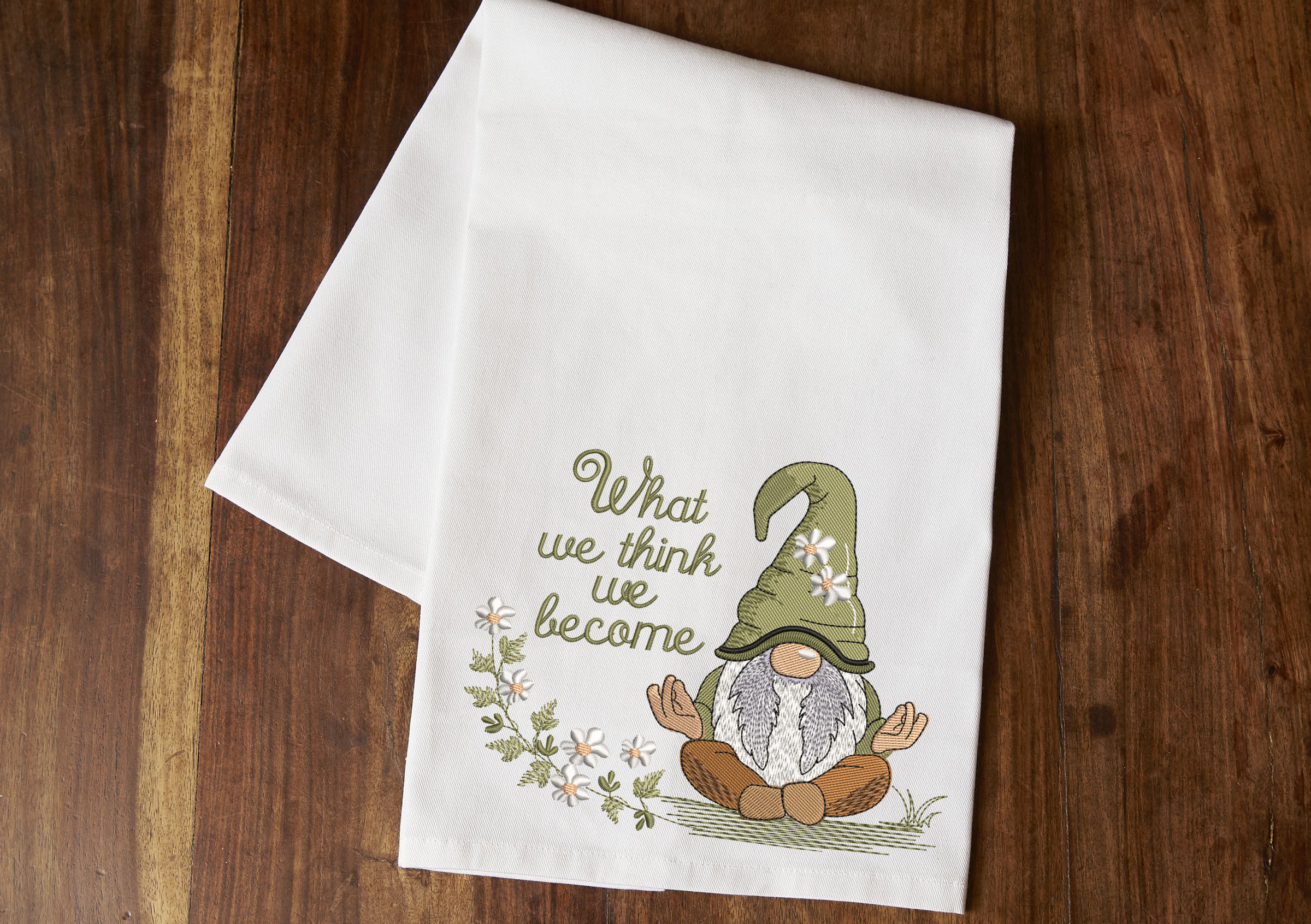 What We Think We Become Embroidery Design - Image 3