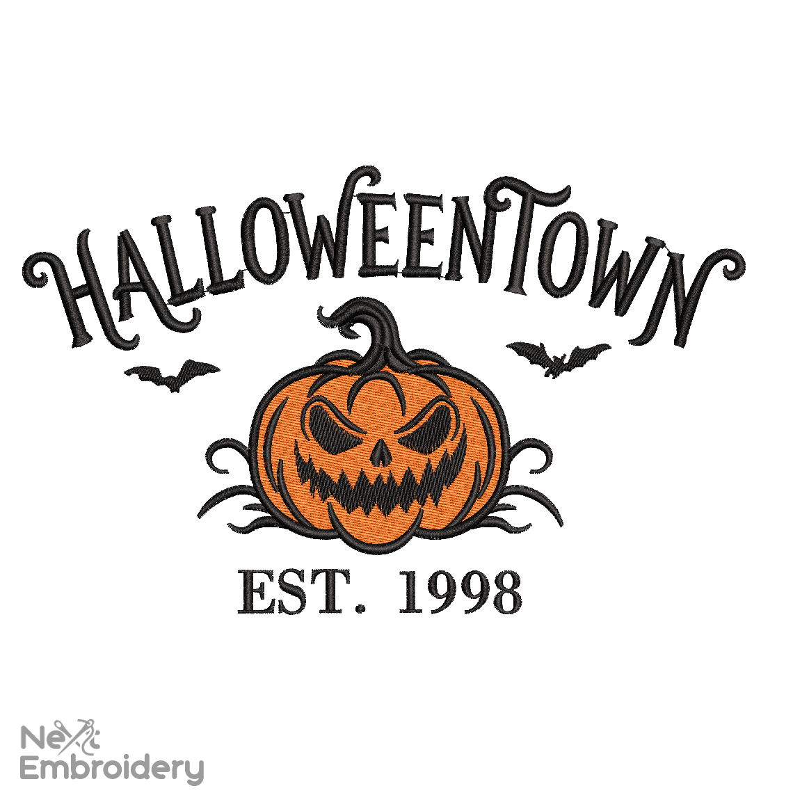 HalloweenTown Machine Embroidery Design