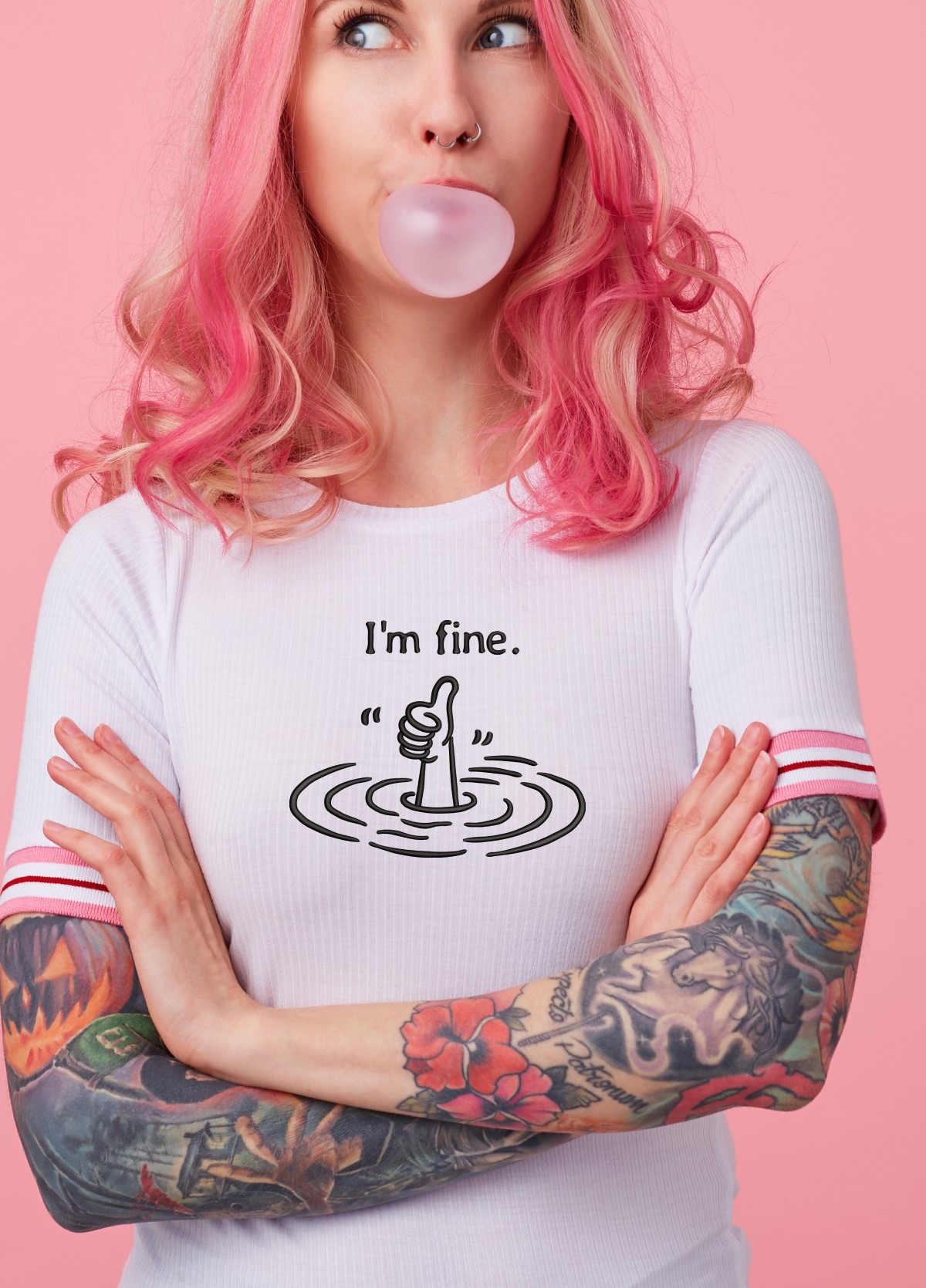 Sarcastic Minimal Sweatshirt Design - Image 4