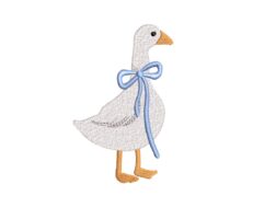 Silly Goose Embroidery Design