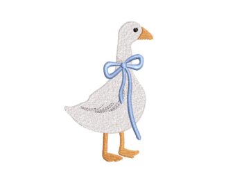 Silly Goose Embroidery Design