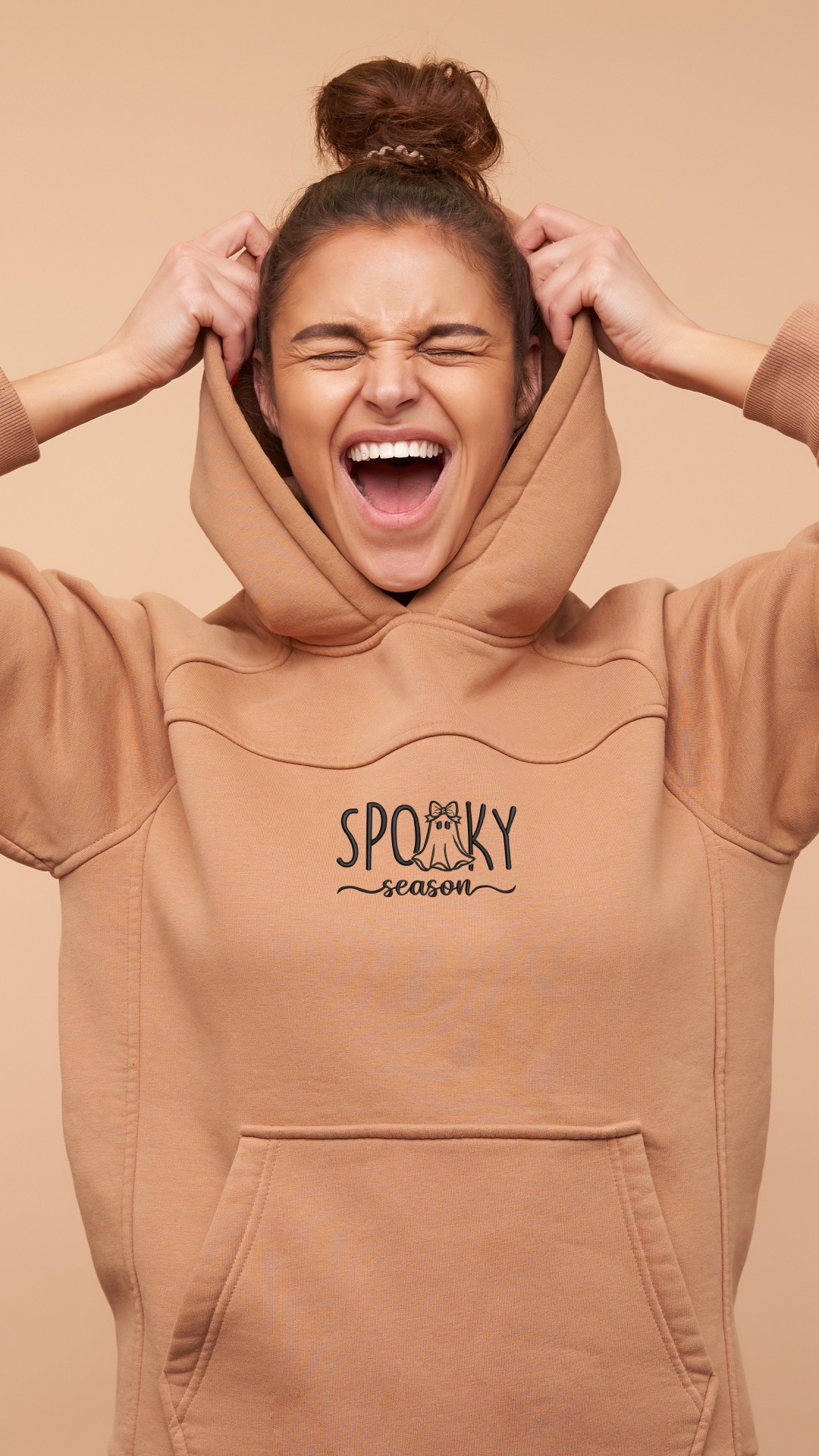 Spooky season ghost, Halloween ghost Embroidery Design - Image 3