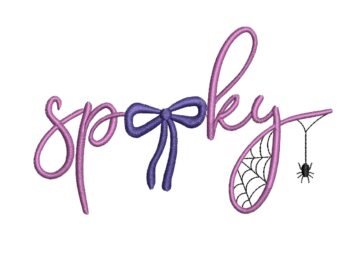 Spooky Spiderweb Embroidery Design