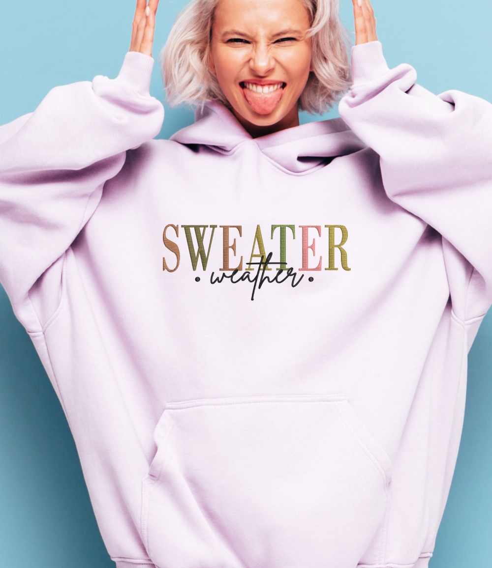 Sweater Wheater Embroidery Design - Image 4
