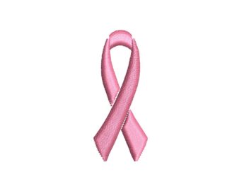 Pink Ribbon Embroidery Design